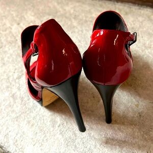 Candy Apple Red High Heels
